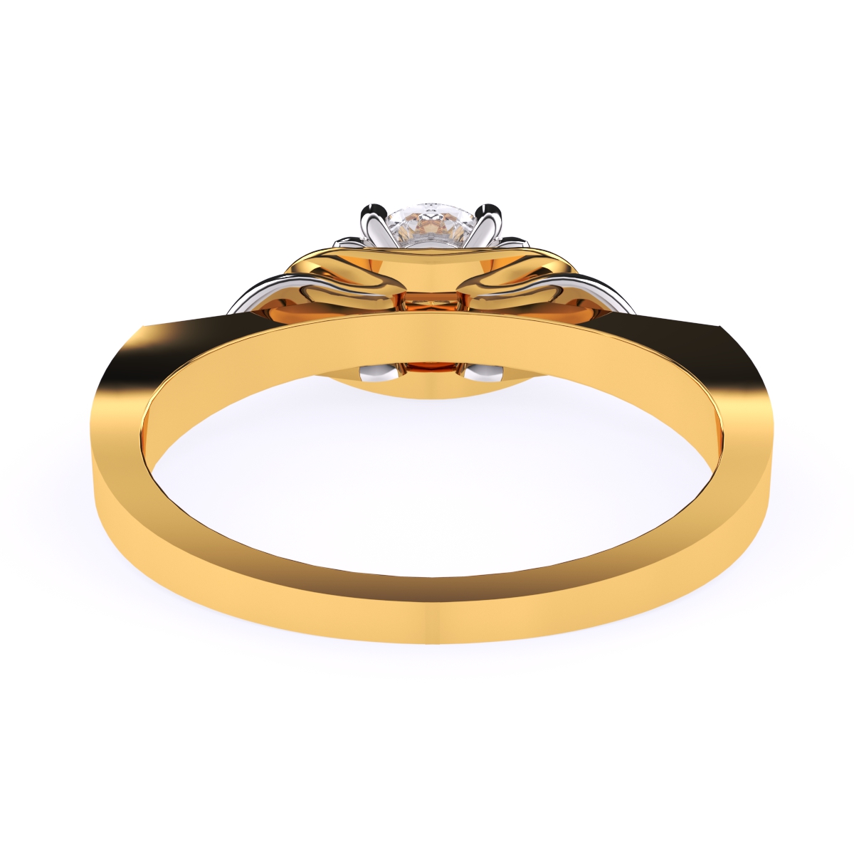 Glamorous Round Diamond Solitaire Ring